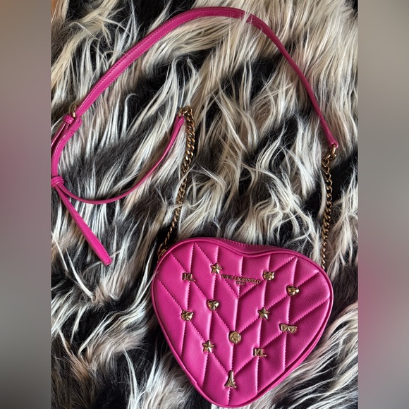 Never Used Karl Lagerfeld Pink and Gold Kosette Crossbody Bag - Picture 3 of 8